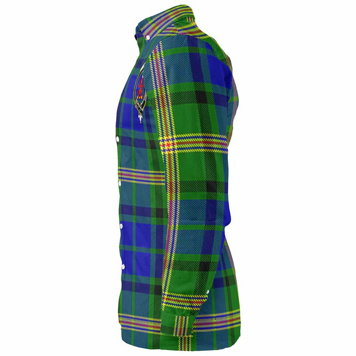 Scottish Maitland Clan Crest Tartan Long Sleeve Shirt Tartan Plaid