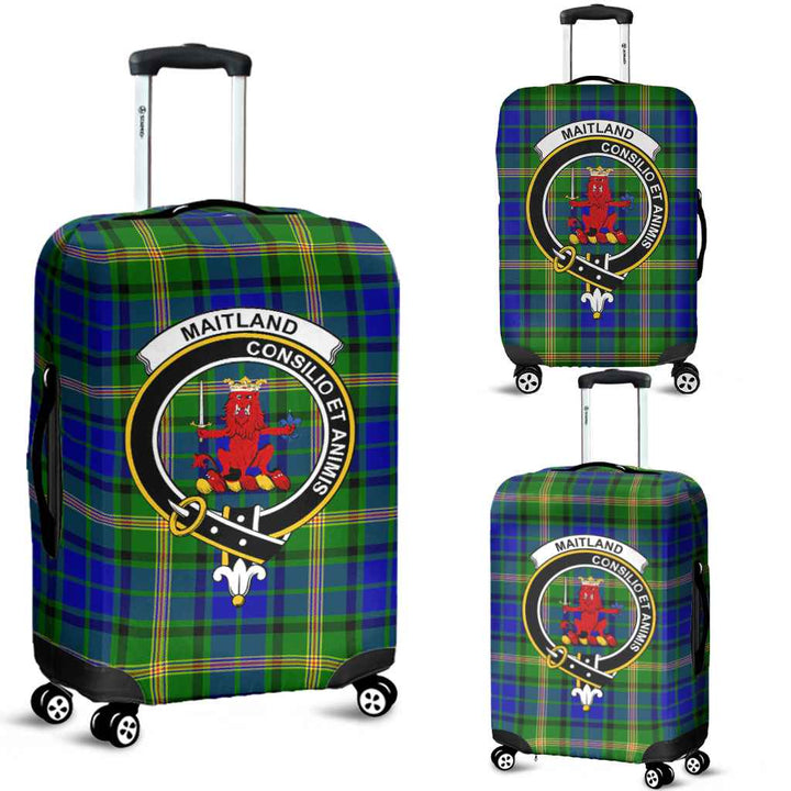 Scottish Maitland Clan Crest Tartan Luggage Cover Tartan Plaid 1