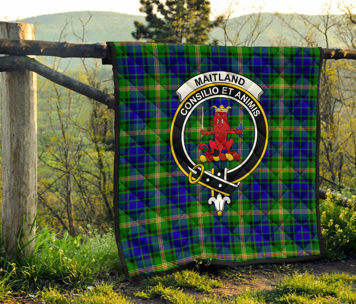 Scottish Maitland Clan Crest Tartan Quilt Tartan Plaid 6