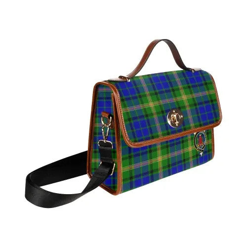 Scottish Maitland Clan Crest Tartan Waterproof Canvas Bag Tartan Plaid 3