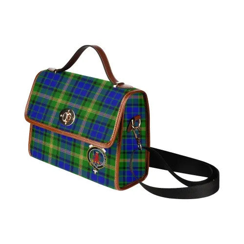 Scottish Maitland Clan Crest Tartan Waterproof Canvas Bag Tartan Plaid 4