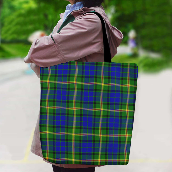 Scottish Maitland Clan Tartan Canvas Bag With Shoulder Strap Tartan Plaid 2