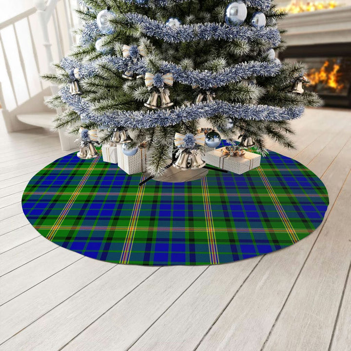 Scottish Maitland Clan Tartan Christmas Tree Skirt No Tassels 3 Tartan Plaid