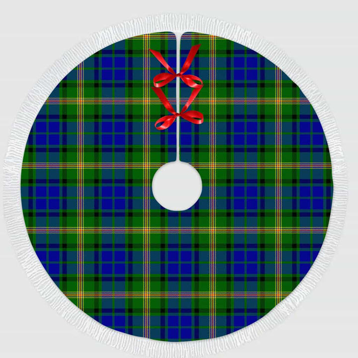 Scottish Maitland Clan Tartan Christmas Tree Skirt Tassels 1 Tartan Plaid