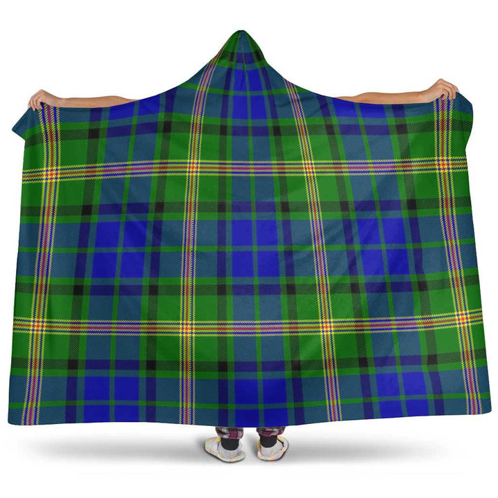 Scottish Maitland Clan Tartan Hooded Blanket Tartan Plaid 1
