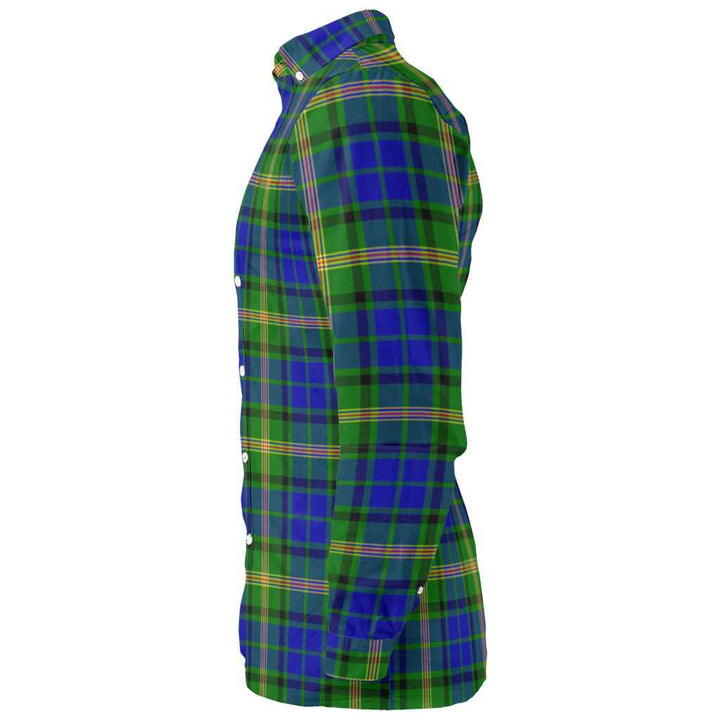 Scottish Maitland Clan Tartan Long Sleeve Shirt Tartan Plaid