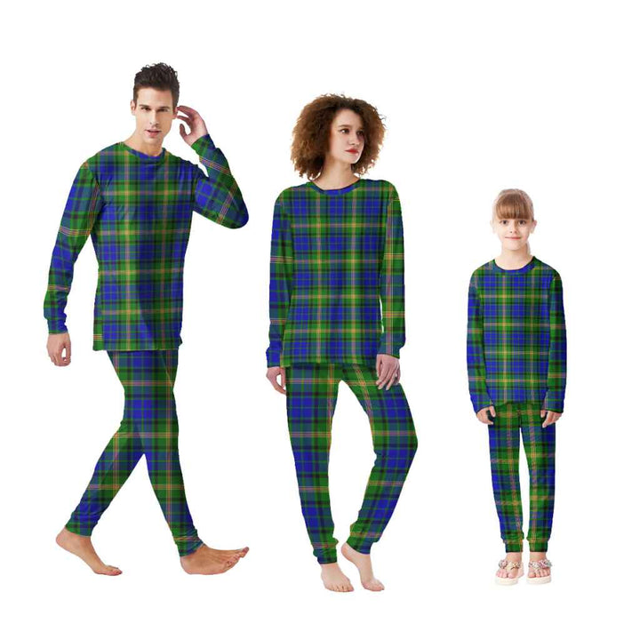 Scottish Maitland Clan Tartan Pajama Set Tartan Plaid