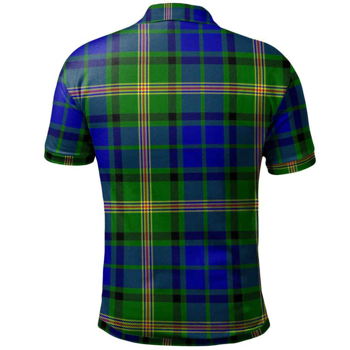 Scottish Maitland Clan Tartan Polo Shirt Back Side Tartan Plaid