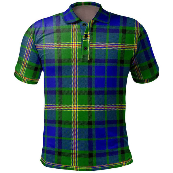 Scottish Maitland Clan Tartan Polo Shirt Front Side Tartan Plaid