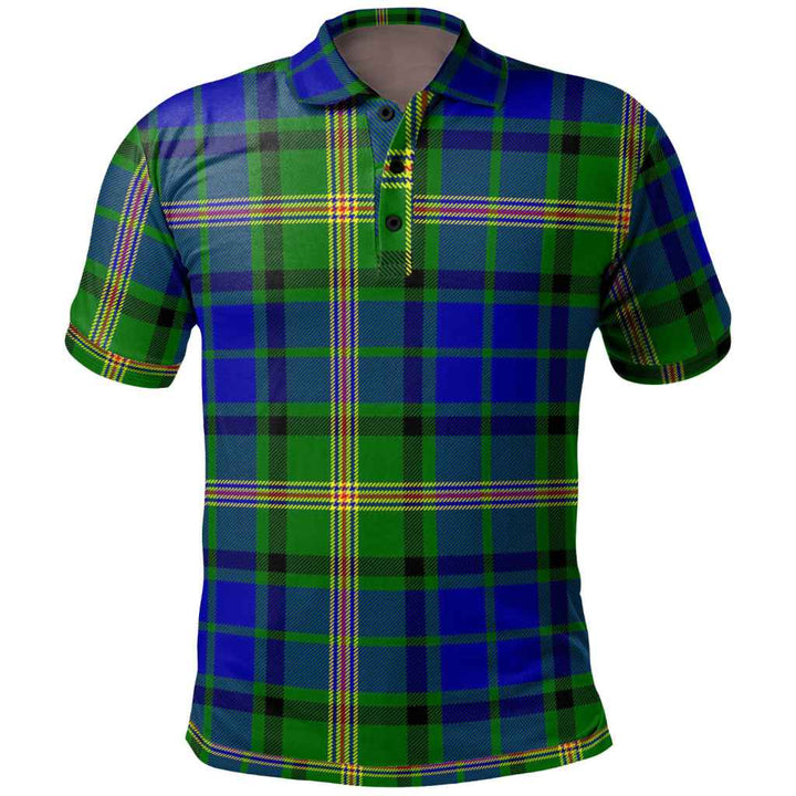 Scottish Maitland Clan Tartan Polo Shirt Front Side Tartan Plaid