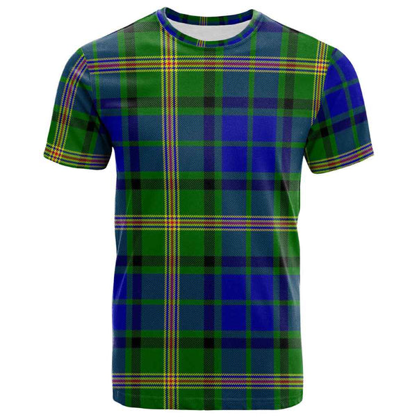 Scottish Maitland Clan Tartan T-Shirt Front Side Tartan Plaid