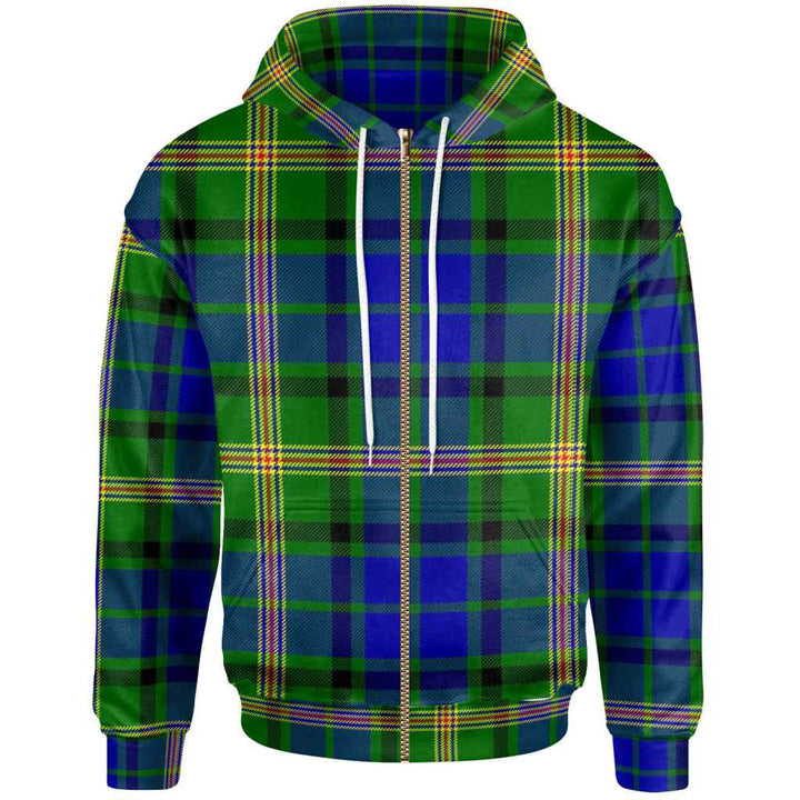 Scottish Maitland Clan Tartan Hoodie Zip Tartan Plaid