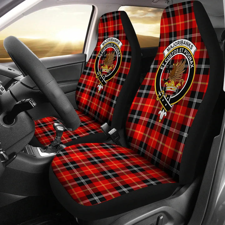 Scottish Majoribanks Clan Crest Tartan Car Seat Covers 2