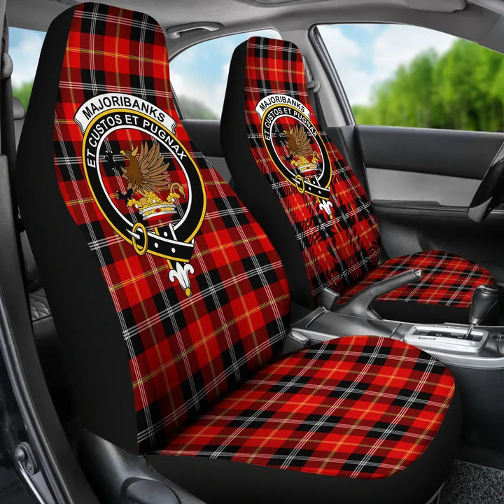 Scottish Majoribanks Clan Crest Tartan Car Seat Covers 3