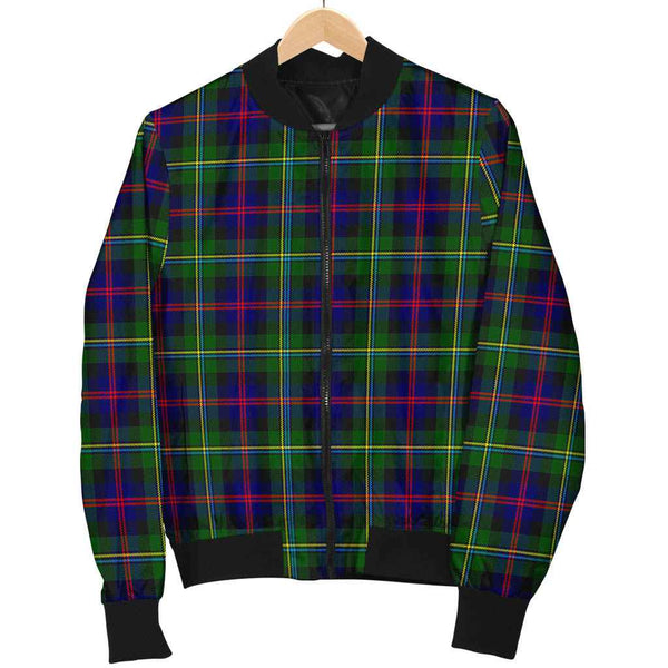 Scottish Malcolm Modern Clan Tartan Bomber Jacket Tartan Plaid 1
