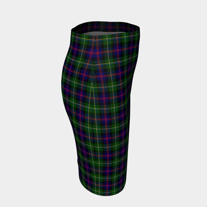 Scottish Malcolm Modern Clan Tartan Fitted Skirt Tartan Plaid 3