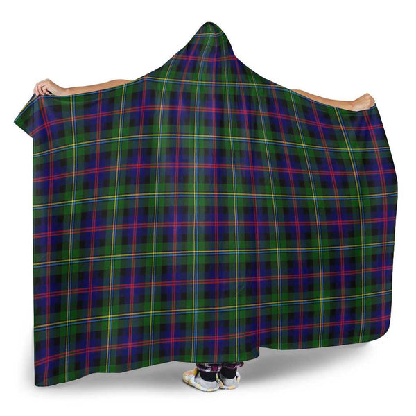 Scottish Malcolm Modern Clan Tartan Hooded Blanket Tartan Plaid 2