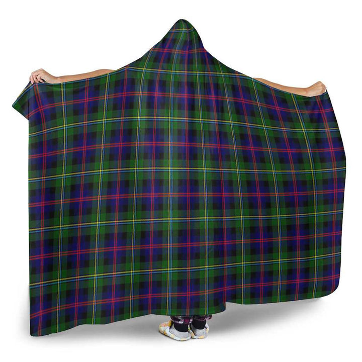 Scottish Malcolm Modern Clan Tartan Hooded Blanket Tartan Plaid 2
