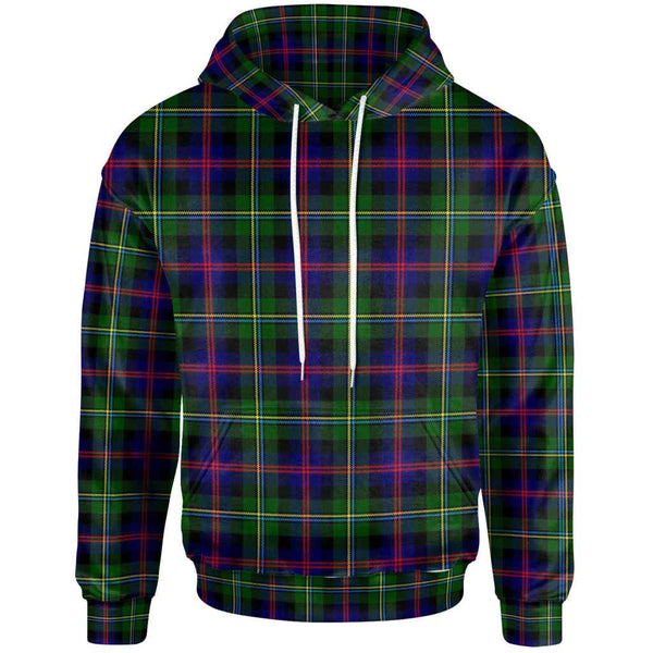 Scottish Malcolm Modern Clan Tartan Hoodie Front Side Tartan Plaid