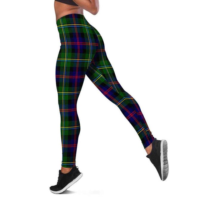 Scottish Malcolm Modern Clan Tartan Women Leggings Tartan Plaid 2