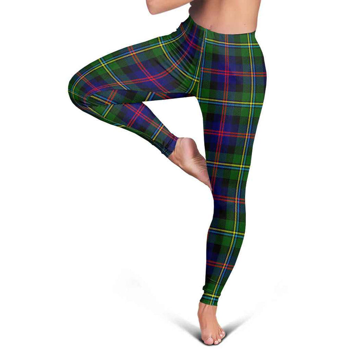Scottish Malcolm Modern Clan Tartan Women Leggings Tartan Plaid 5
