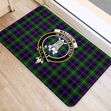 Scottish Malcolm (or MacCallum) Clan Crest Tartan Door Mat Tartan Plaid 2