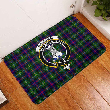 Scottish Malcolm (or MacCallum) Clan Crest Tartan Door Mat Tartan Plaid 3