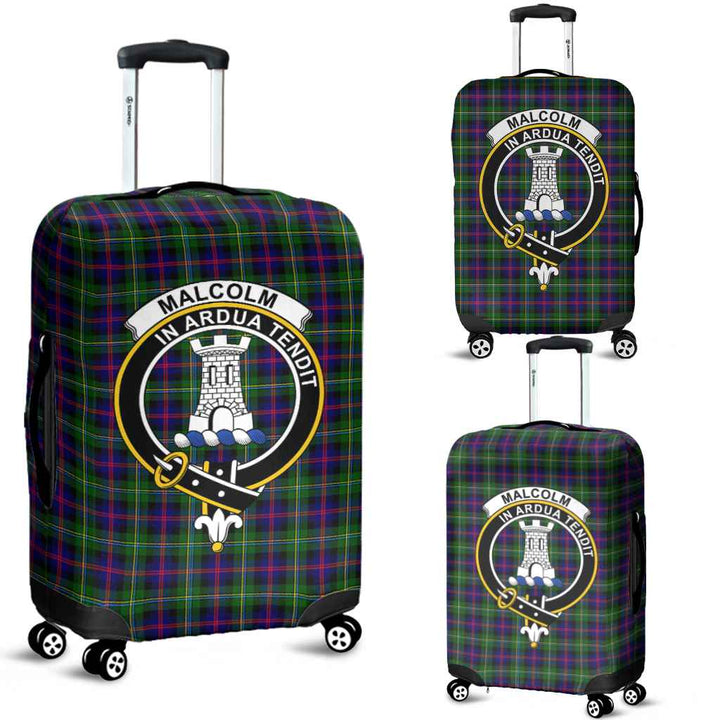Scottish Malcolm (or MacCallum) Clan Crest Tartan Luggage Cover Tartan Plaid 1