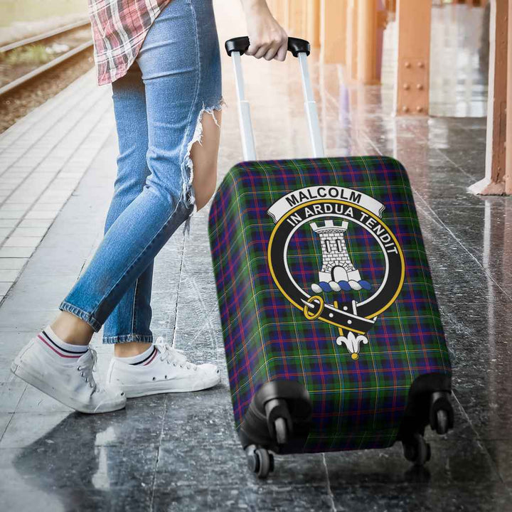 Scottish Malcolm (or MacCallum) Clan Crest Tartan Luggage Cover Tartan Plaid 3