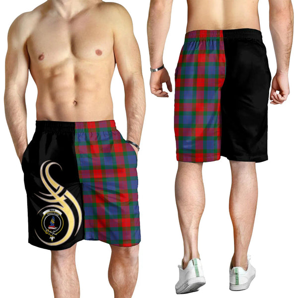 Scottish Mar Clan Crest Tartan Believe in Me Men's Shorts