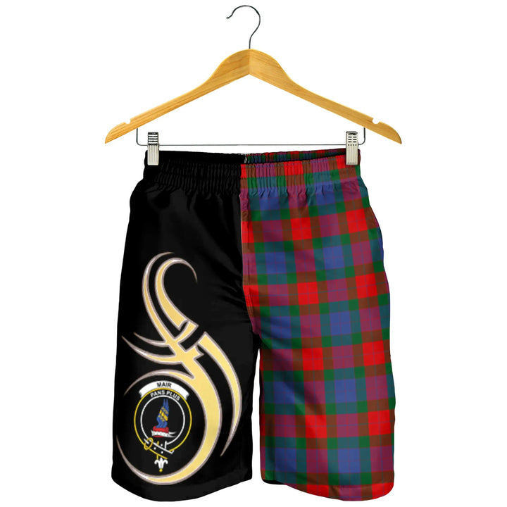 Scottish Mar Clan Crest Tartan Believe in Me Men's Shorts