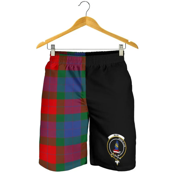 Scottish Mar Clan Crest Tartan Half of Me Men's Shorts