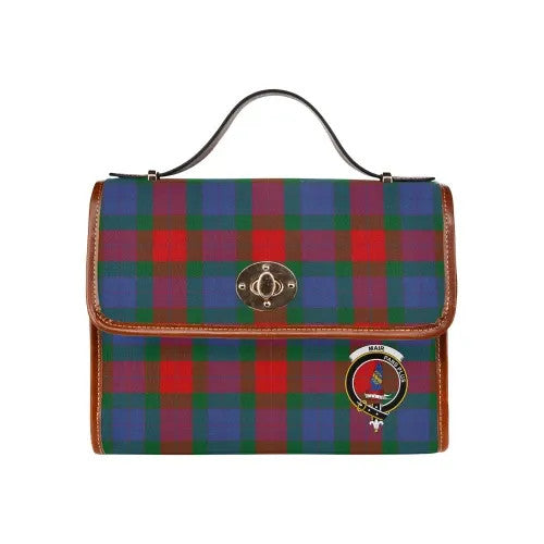 Scottish Mar Clan Crest Tartan Waterproof Canvas Bag Tartan Plaid 1