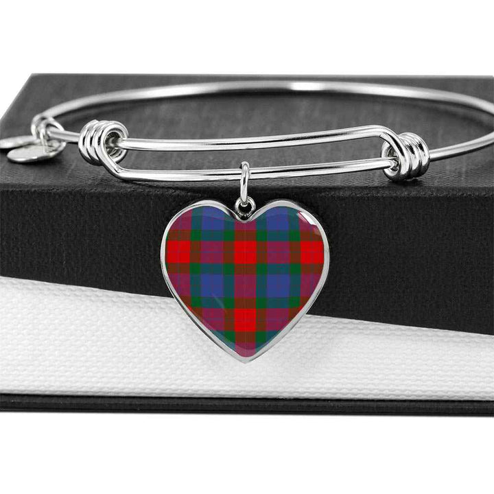 Scottish Mar Clan Tartan Bangle Heart Tartan Plaid 5