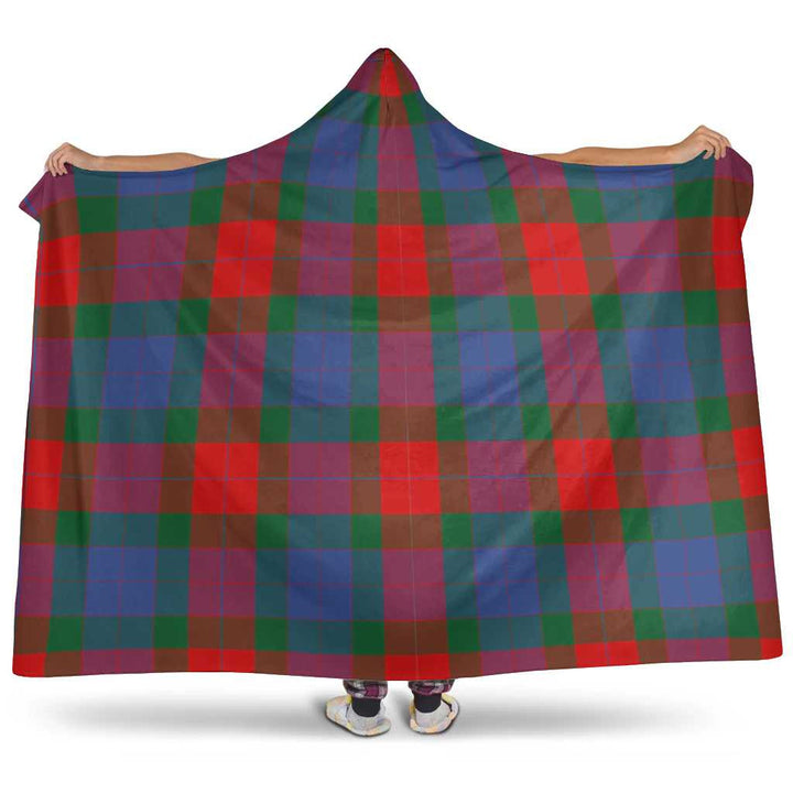 Scottish Mar Clan Tartan Hooded Blanket Tartan Plaid 1