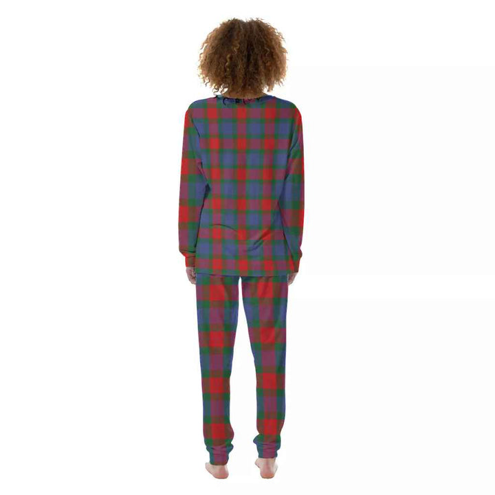 Scottish Mar Clan Tartan Pajama Set Women Back Side Tartan Plaid