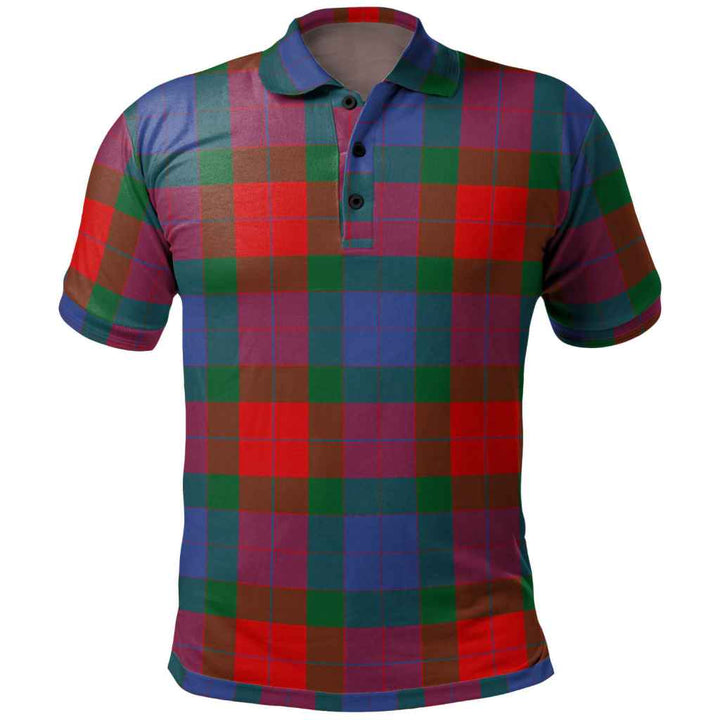 Scottish Mar Clan Tartan Polo Shirt Front Side Tartan Plaid