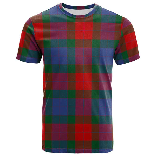 Scottish Mar Clan Tartan T-Shirt Front Side Tartan Plaid
