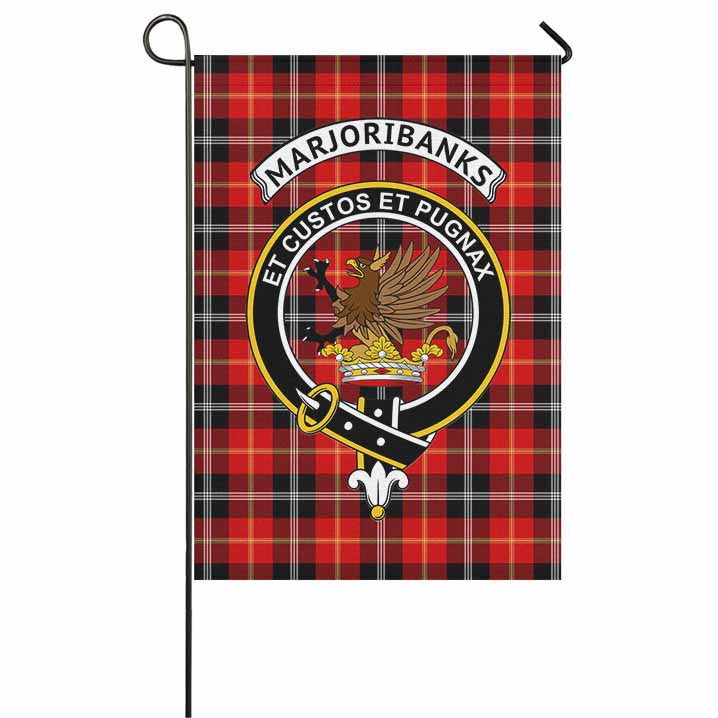 Scottish Marjoribanks Clan Crest Tartan Garden Flag Tartan Plaid 1