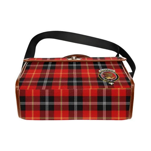 Scottish Marjoribanks Clan Crest Tartan Waterproof Canvas Bag Tartan Plaid 5