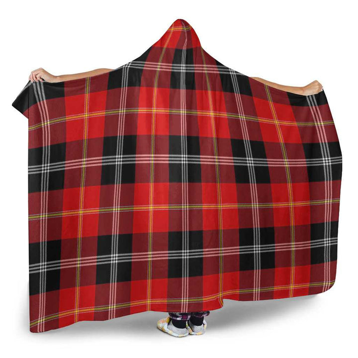 Scottish Marjoribanks Clan Tartan Hooded Blanket Tartan Plaid 2