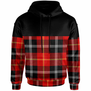 Scottish Marjoribanks Clan Tartan Hoodie - Horizontal Style Front Side Tartan Plaid