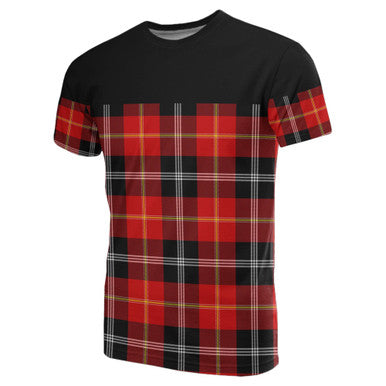 Scottish Marjoribanks Clan Tartan T-Shirt Horizontal Style Front Side Tartan Plaid