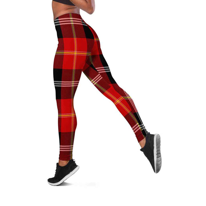 Scottish Marjoribanks Clan Tartan Women Leggings Tartan Plaid 2