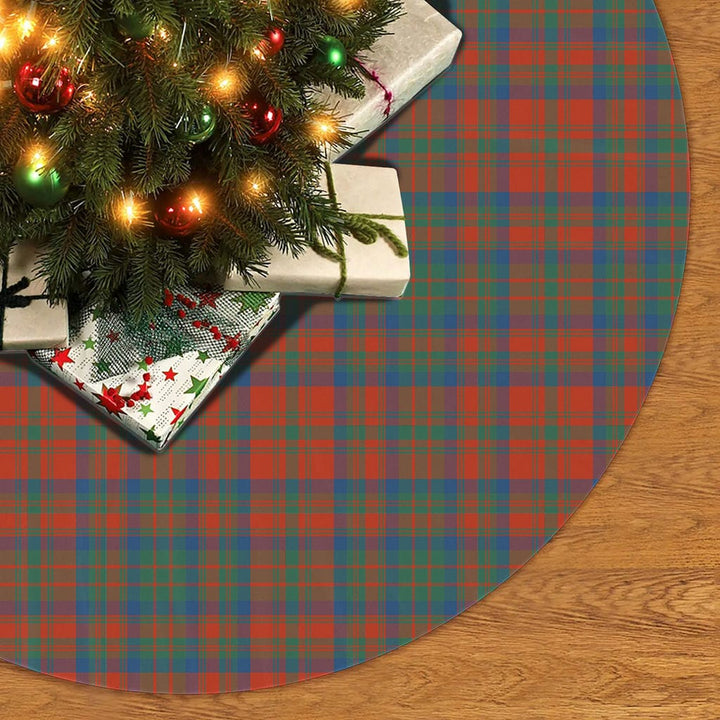 Scottish Matheson Ancient Clan Tartan Christmas Tree Skirt No Tassels 2 Tartan Plaid