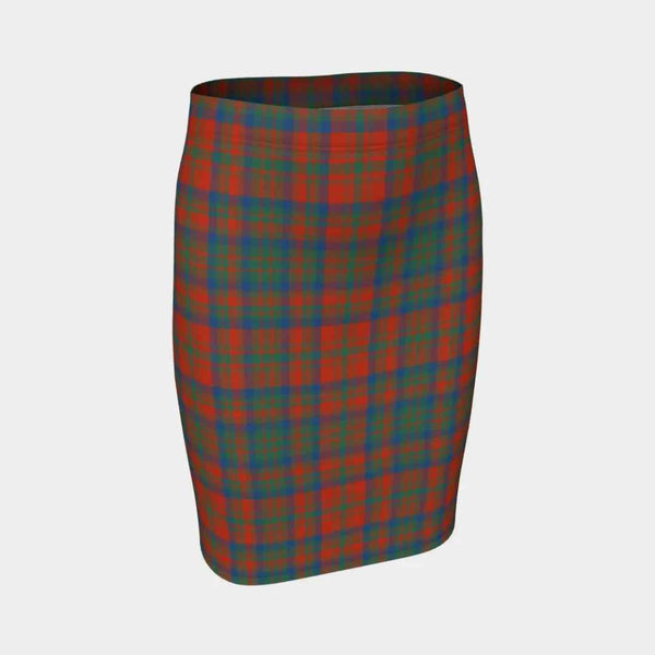 Scottish Matheson Ancient Clan Tartan Fitted Skirt Tartan Plaid 1