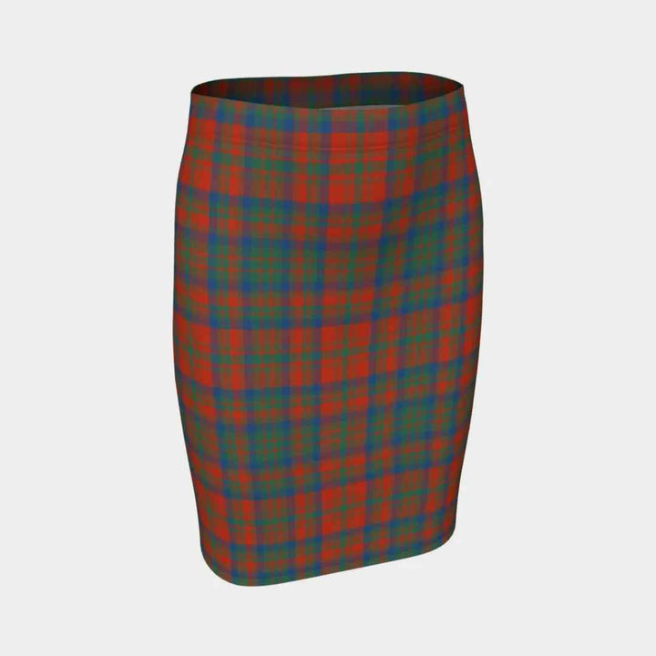 Scottish Matheson Ancient Clan Tartan Fitted Skirt Tartan Plaid 1