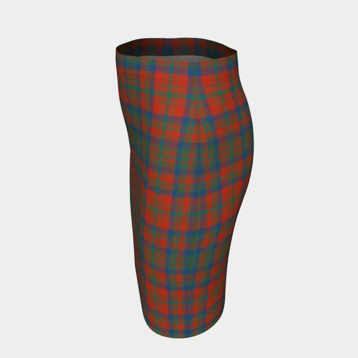 Scottish Matheson Ancient Clan Tartan Fitted Skirt Tartan Plaid 2