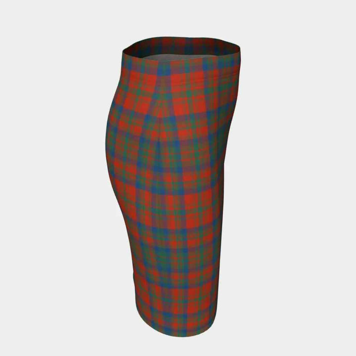 Scottish Matheson Ancient Clan Tartan Fitted Skirt Tartan Plaid 3