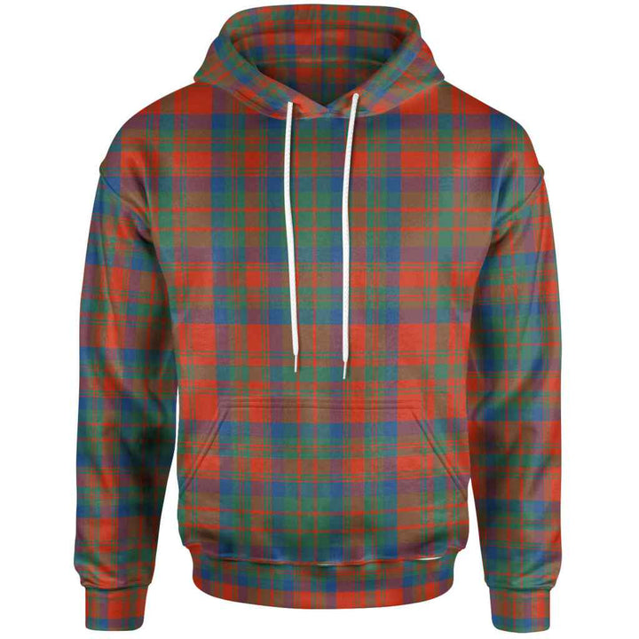 Scottish Matheson Ancient Clan Tartan Hoodie Front Side Tartan Plaid